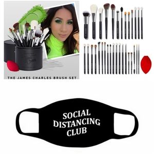 Free Mask + Morphe x James Charles 34 Pc Brushes